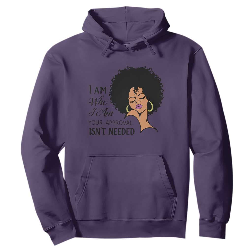 Black Queen Hoodie Lady Curly Natural Afro African American Ladies