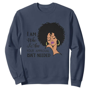 Black Queen Sweatshirt Lady Curly Natural Afro African American Ladies