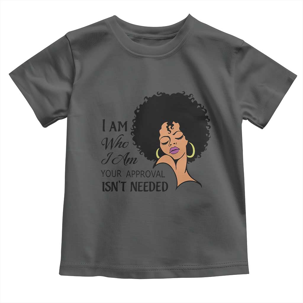 Black Queen Toddler T Shirt Lady Curly Natural Afro African American Ladies