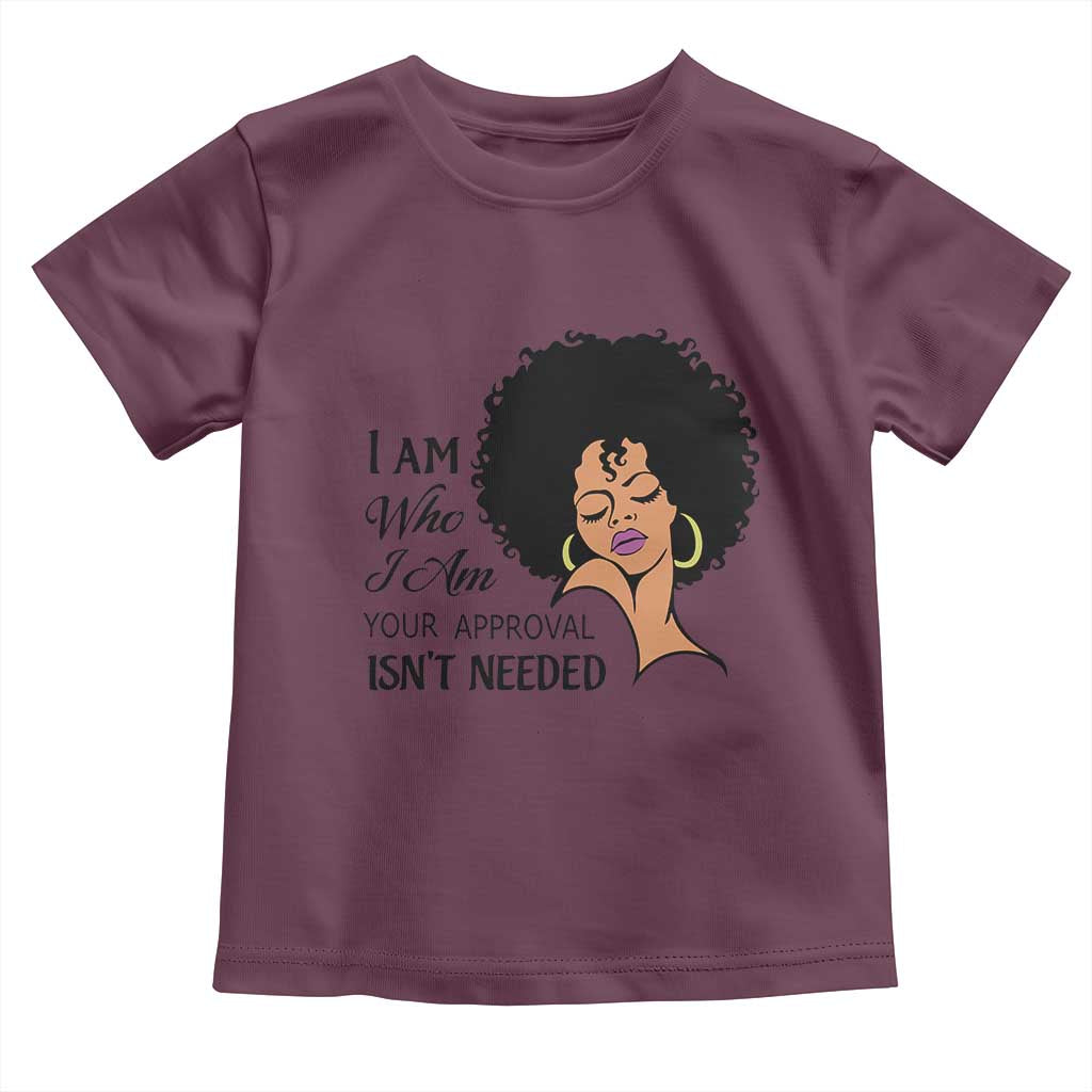 Black Queen Toddler T Shirt Lady Curly Natural Afro African American Ladies