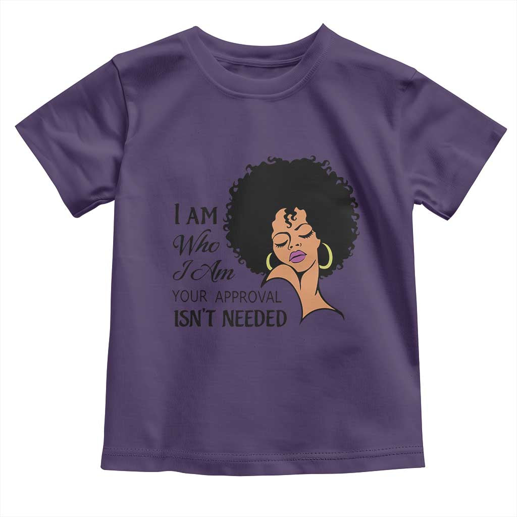 Black Queen Toddler T Shirt Lady Curly Natural Afro African American Ladies