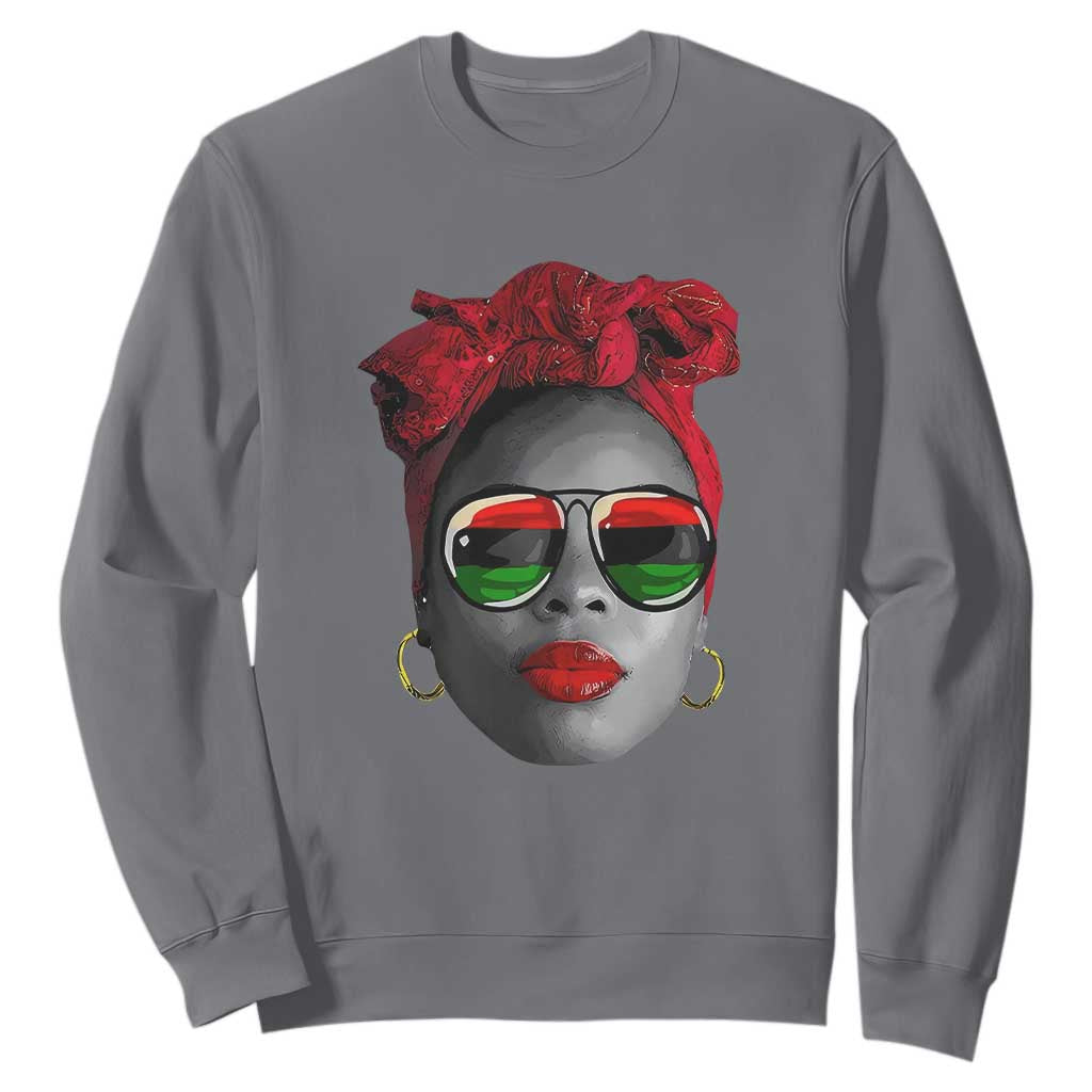 Black Queen Sweatshirt Dope Black Woman Pride BHM Juneteenth