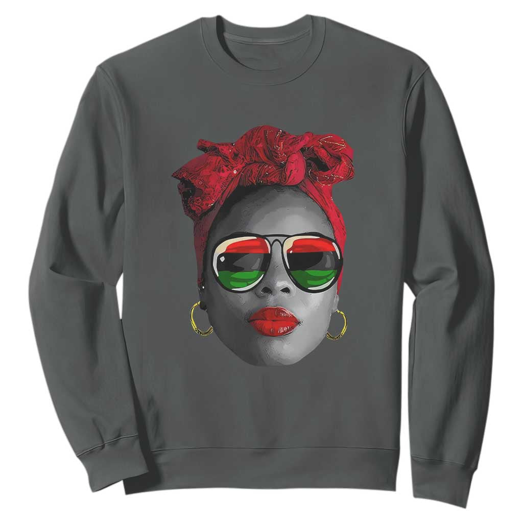Black Queen Sweatshirt Dope Black Woman Pride BHM Juneteenth