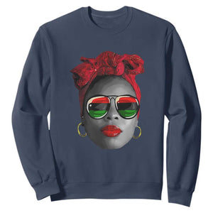 Black Queen Sweatshirt Dope Black Woman Pride BHM Juneteenth