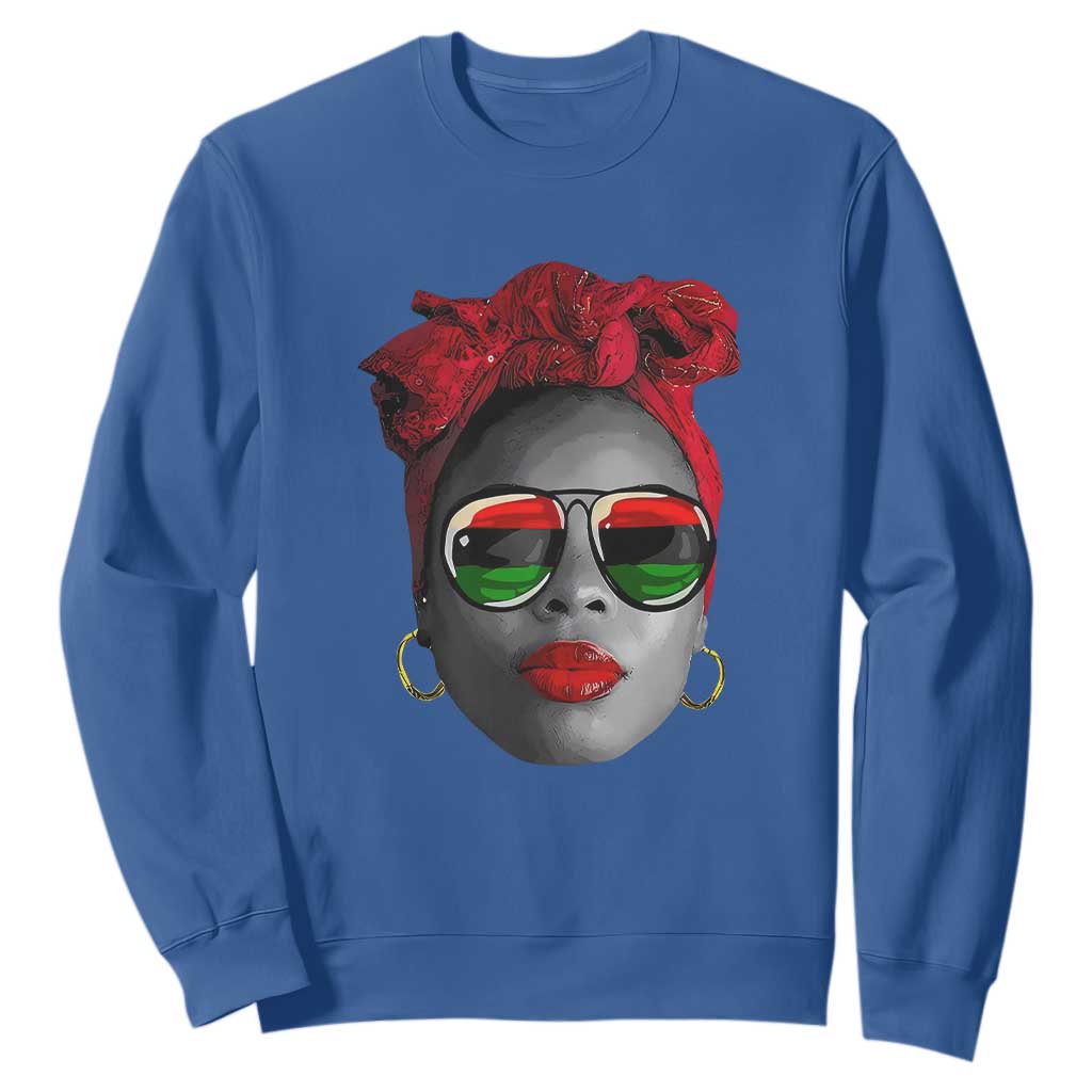 Black Queen Sweatshirt Dope Black Woman Pride BHM Juneteenth