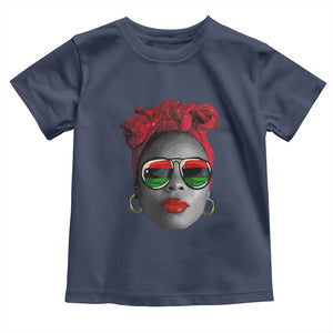 Black Queen Toddler T Shirt Dope Black Woman Pride BHM Juneteenth
