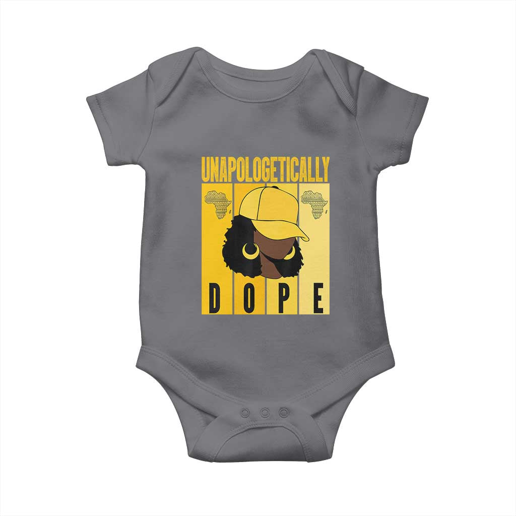 Unapologetically Dope Baby Onesie Black History Month African America