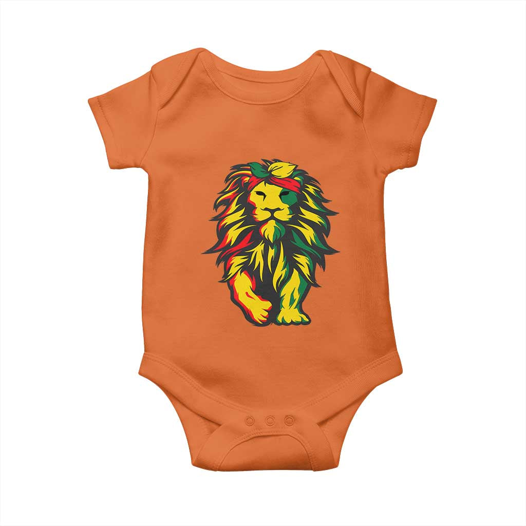 Juneteenth Lion Baby Onesie Cool Black History African American Pride