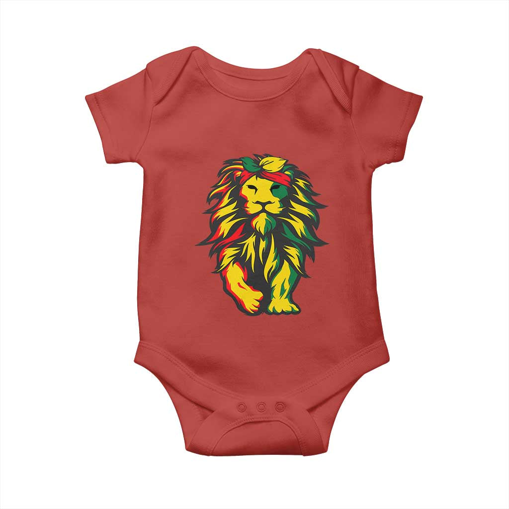 Juneteenth Lion Baby Onesie Cool Black History African American Pride
