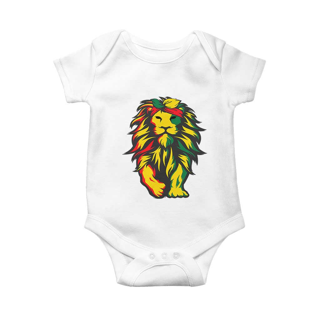 Juneteenth Lion Baby Onesie Cool Black History African American Pride