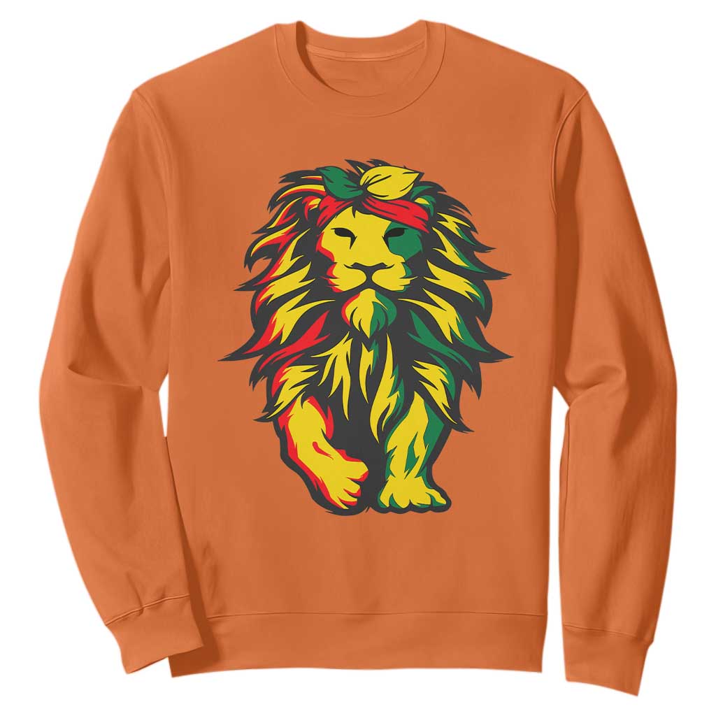 Juneteenth Lion Sweatshirt Cool Black History African American Pride