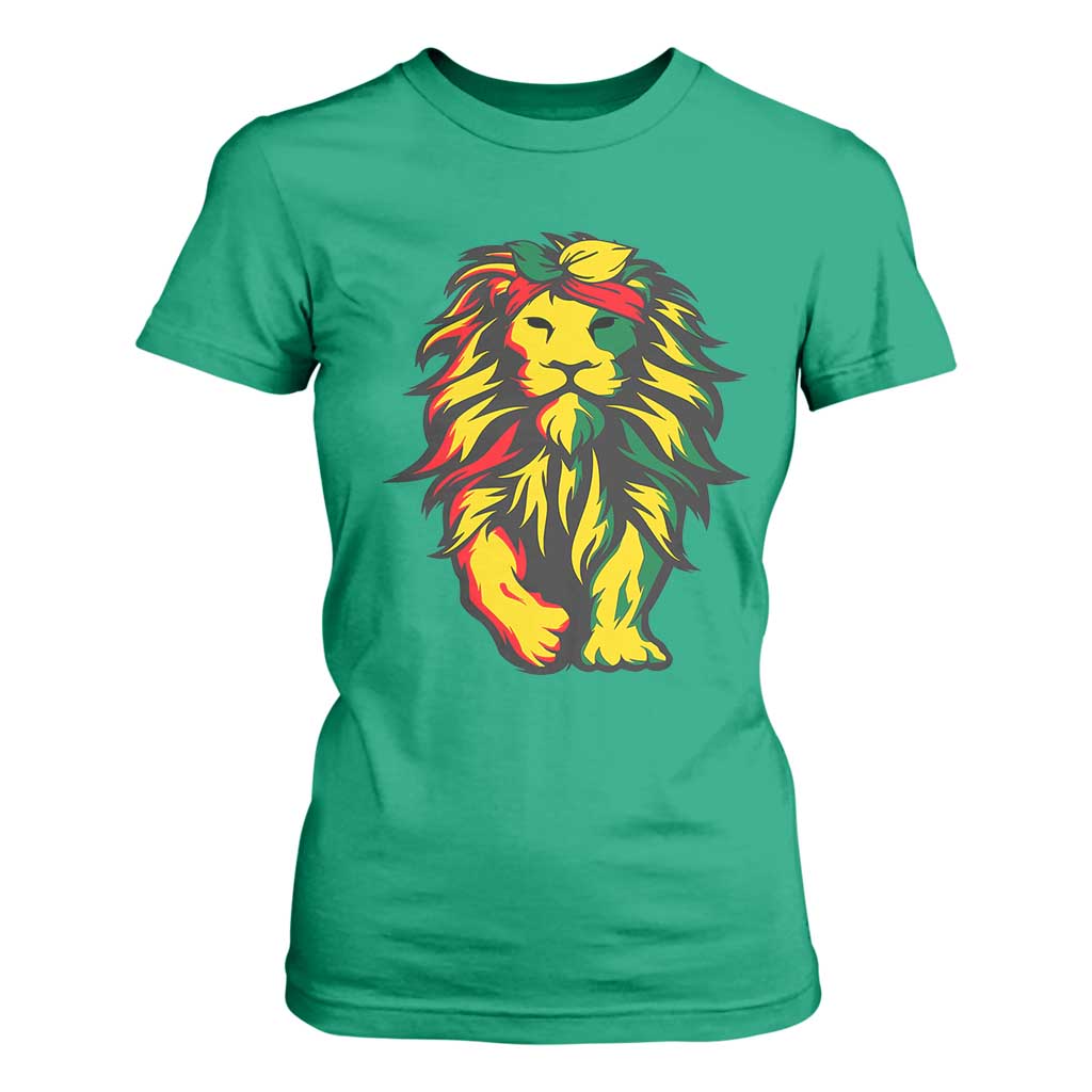 Juneteenth Lion T Shirt For Women Cool Black History African American Pride