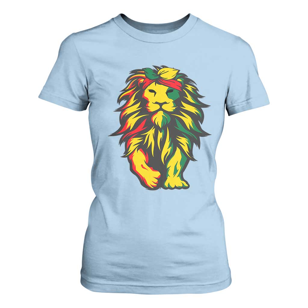 Juneteenth Lion T Shirt For Women Cool Black History African American Pride