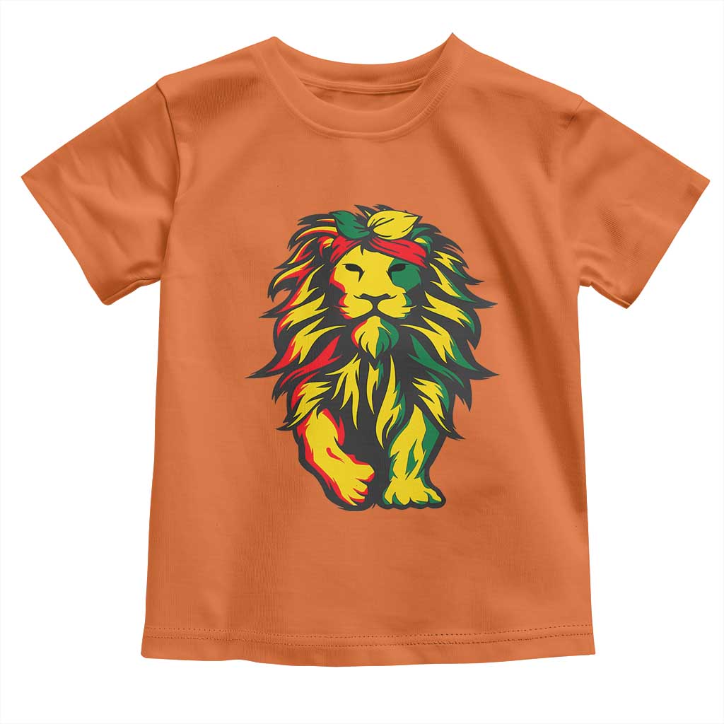 Juneteenth Lion Toddler T Shirt Cool Black History African American Pride