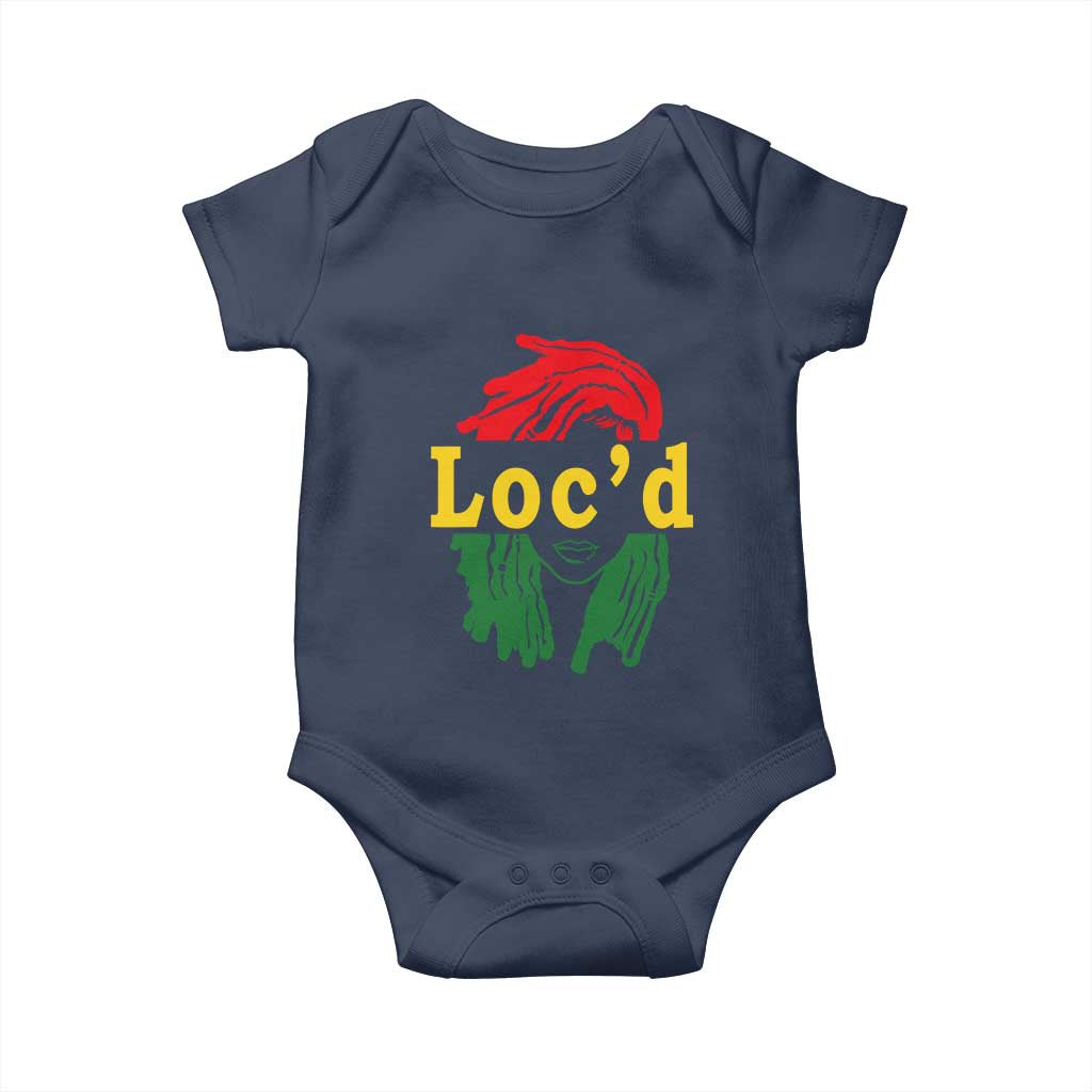 Locd Hair Girl Baby Onesie Black Woman Melanin Girl Juneteenth