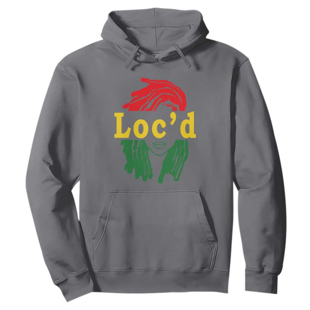 Locd Hair Girl Hoodie Black Woman Melanin Girl Juneteenth