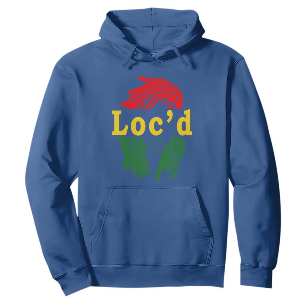 Locd Hair Girl Hoodie Black Woman Melanin Girl Juneteenth