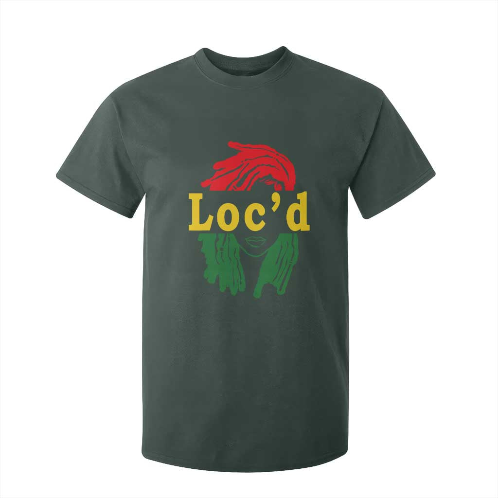 Locd Hair Girl T Shirt For Kid Black Woman Melanin Girl Juneteenth