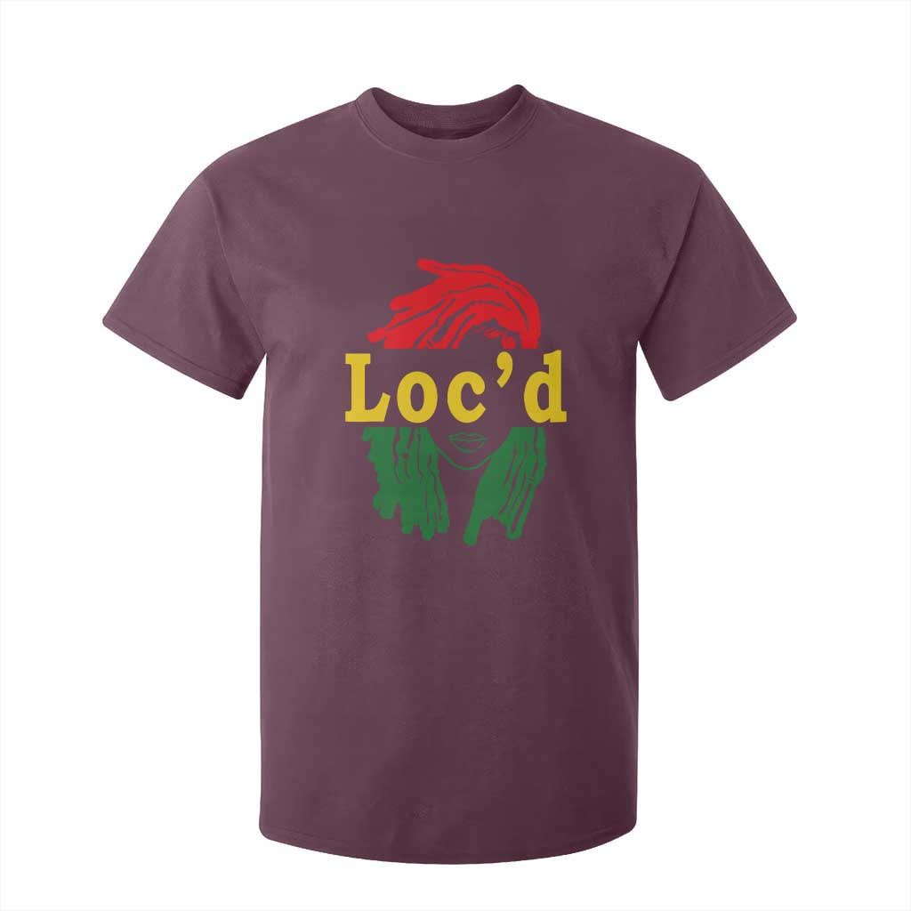 Locd Hair Girl T Shirt For Kid Black Woman Melanin Girl Juneteenth