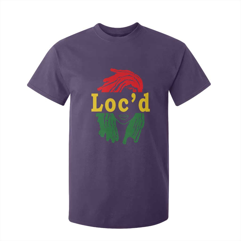 Locd Hair Girl T Shirt For Kid Black Woman Melanin Girl Juneteenth