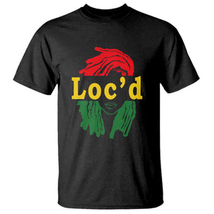 Locd Hair Girl T Shirt Black Woman Melanin Girl Juneteenth