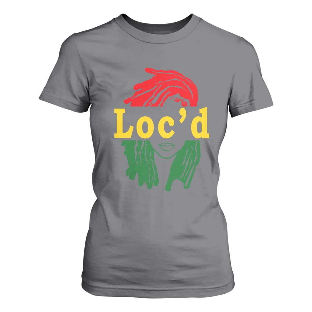 Locd Hair Girl T Shirt For Women Black Woman Melanin Girl Juneteenth