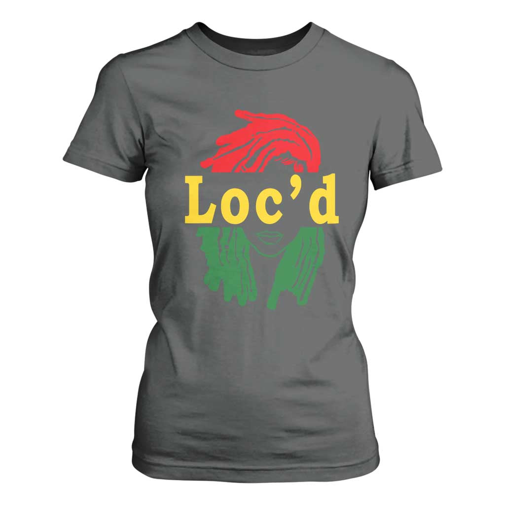 Locd Hair Girl T Shirt For Women Black Woman Melanin Girl Juneteenth