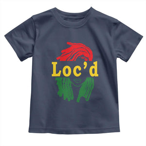 Locd Hair Girl Toddler T Shirt Black Woman Melanin Girl Juneteenth