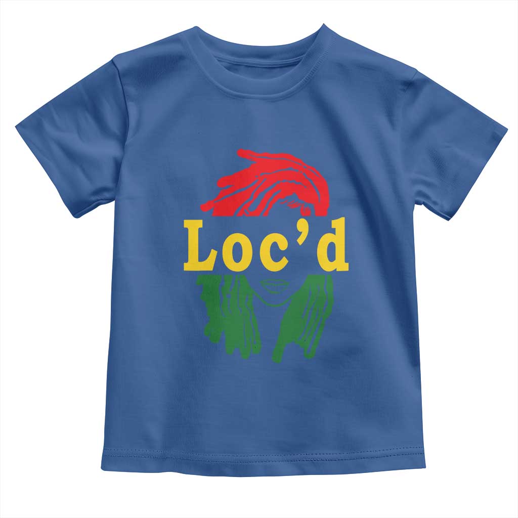 Locd Hair Girl Toddler T Shirt Black Woman Melanin Girl Juneteenth