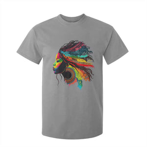 Proud Afro Roots T Shirt For Kid Rainbow Dashiki African Tribal Woman Natural Hair