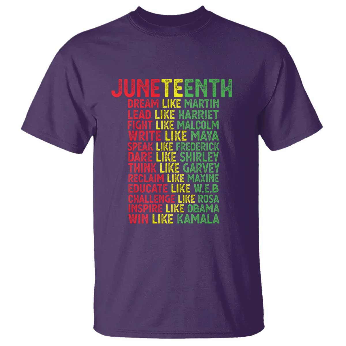 Happy Juneteenth T Shirt Dream Like Leaders
