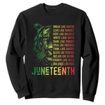 Juneteenth Sweatshirt Dream Like Leaders