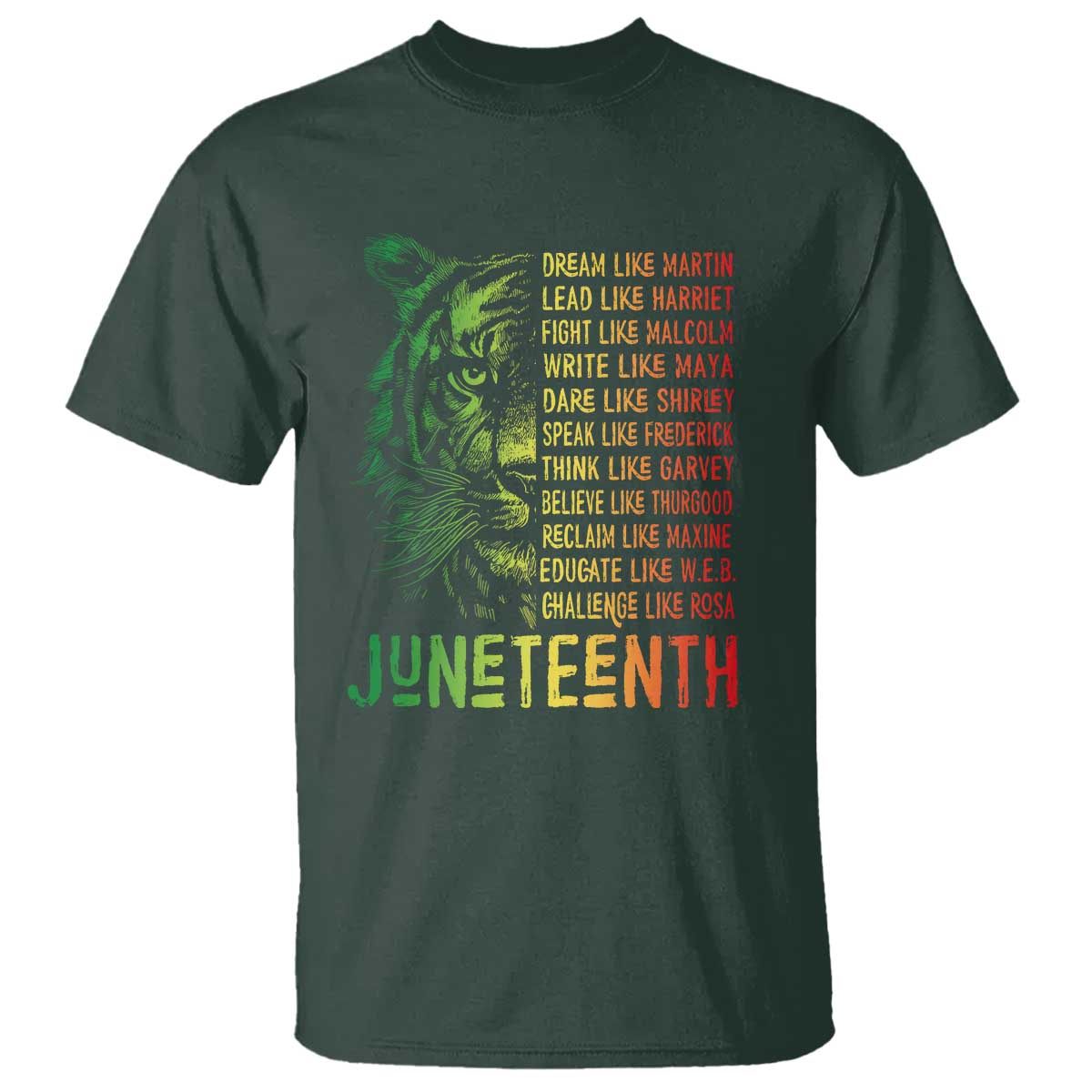 Juneteenth T Shirt Dream Like Leaders