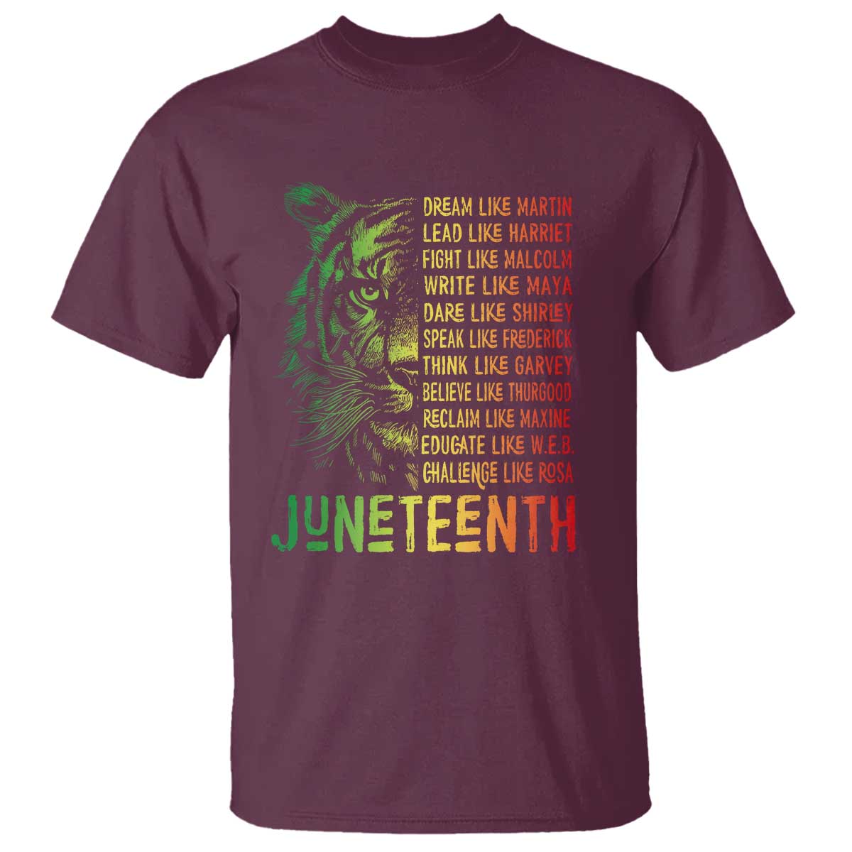 Juneteenth T Shirt Dream Like Leaders