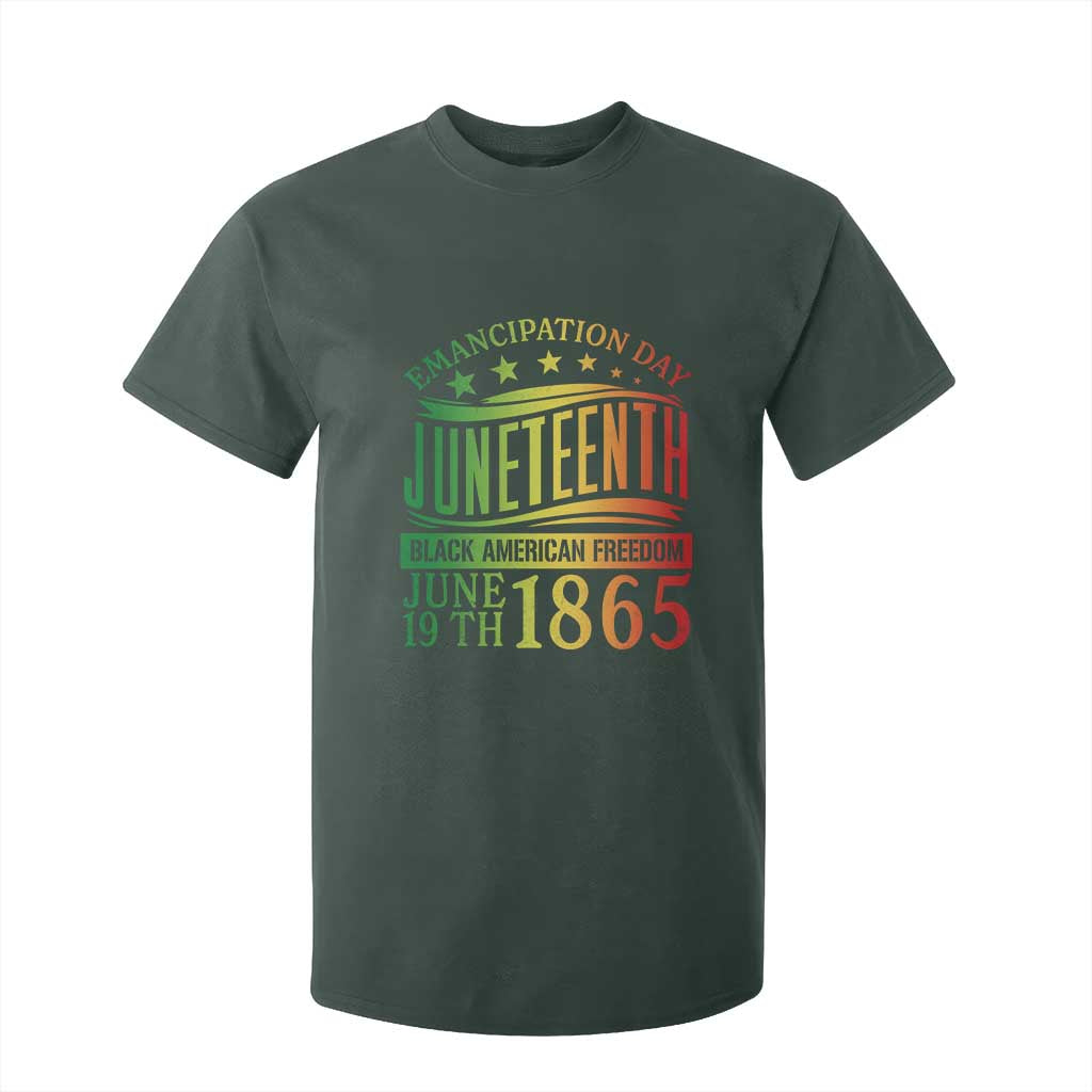 Emancipation Day Juneteenth T Shirt For Kid Celebrating Black Americna Freedom Since 1865