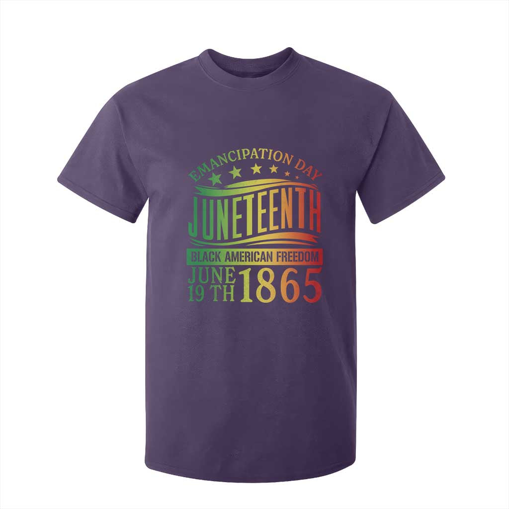 Emancipation Day Juneteenth T Shirt For Kid Celebrating Black Americna Freedom Since 1865