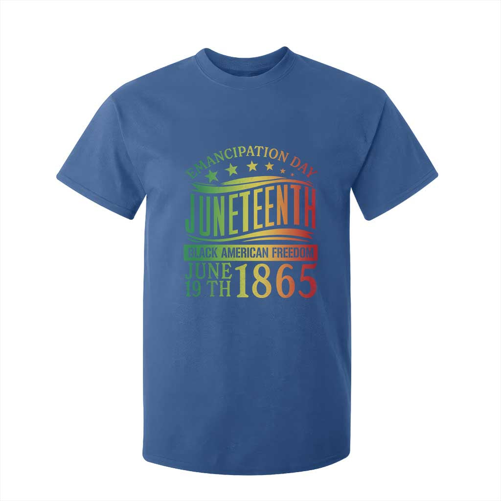 Emancipation Day Juneteenth T Shirt For Kid Celebrating Black Americna Freedom Since 1865