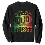 Emancipation Day Juneteenth Sweatshirt Celebrating Black Americna Freedom Since 1865