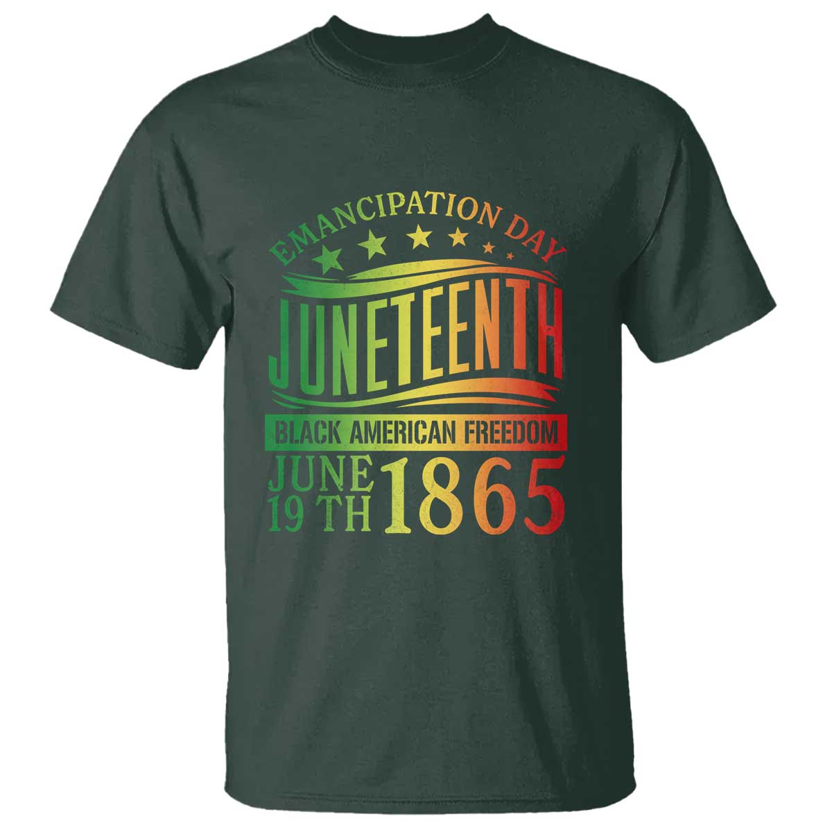 Emancipation Day Juneteenth T Shirt Celebrating Black Americna Freedom Since 1865