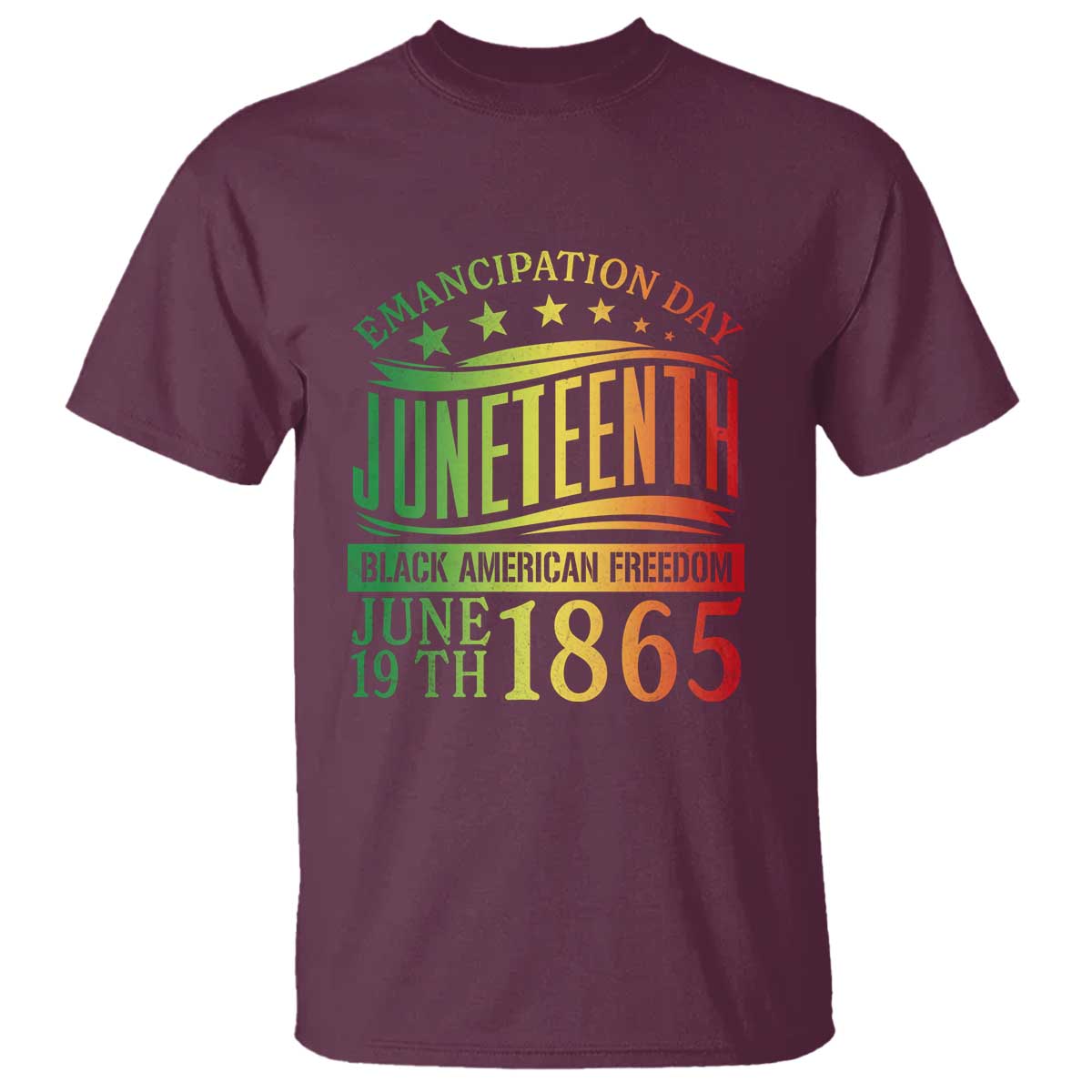 Emancipation Day Juneteenth T Shirt Celebrating Black Americna Freedom Since 1865