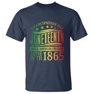 Emancipation Day Juneteenth T Shirt Celebrating Black Americna Freedom Since 1865