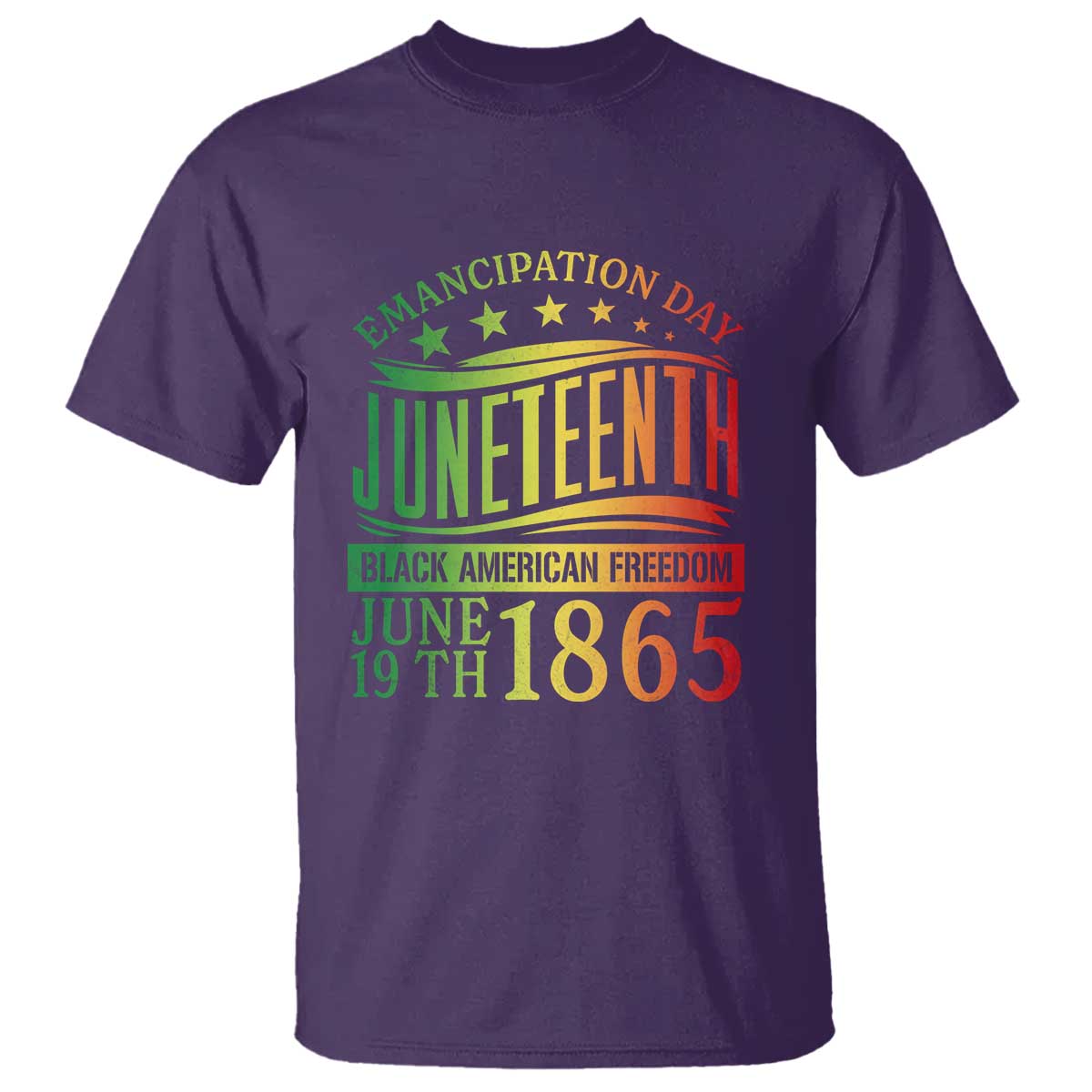 Emancipation Day Juneteenth T Shirt Celebrating Black Americna Freedom Since 1865