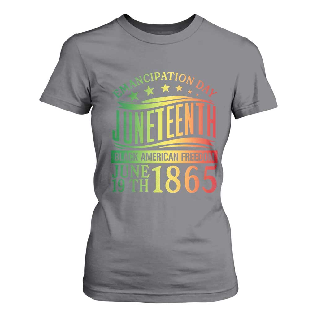 Emancipation Day Juneteenth T Shirt For Women Celebrating Black Americna Freedom Since 1865