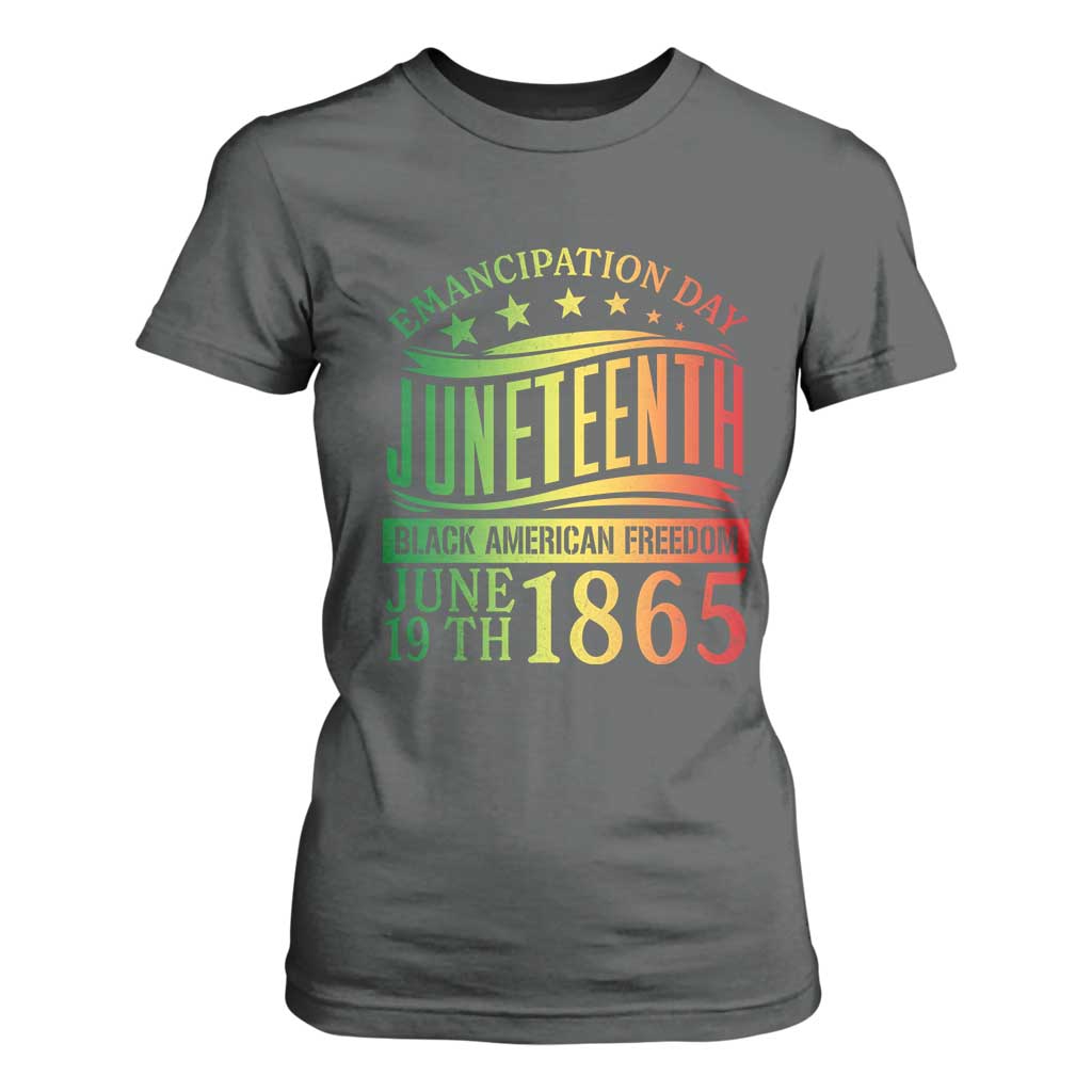 Emancipation Day Juneteenth T Shirt For Women Celebrating Black Americna Freedom Since 1865