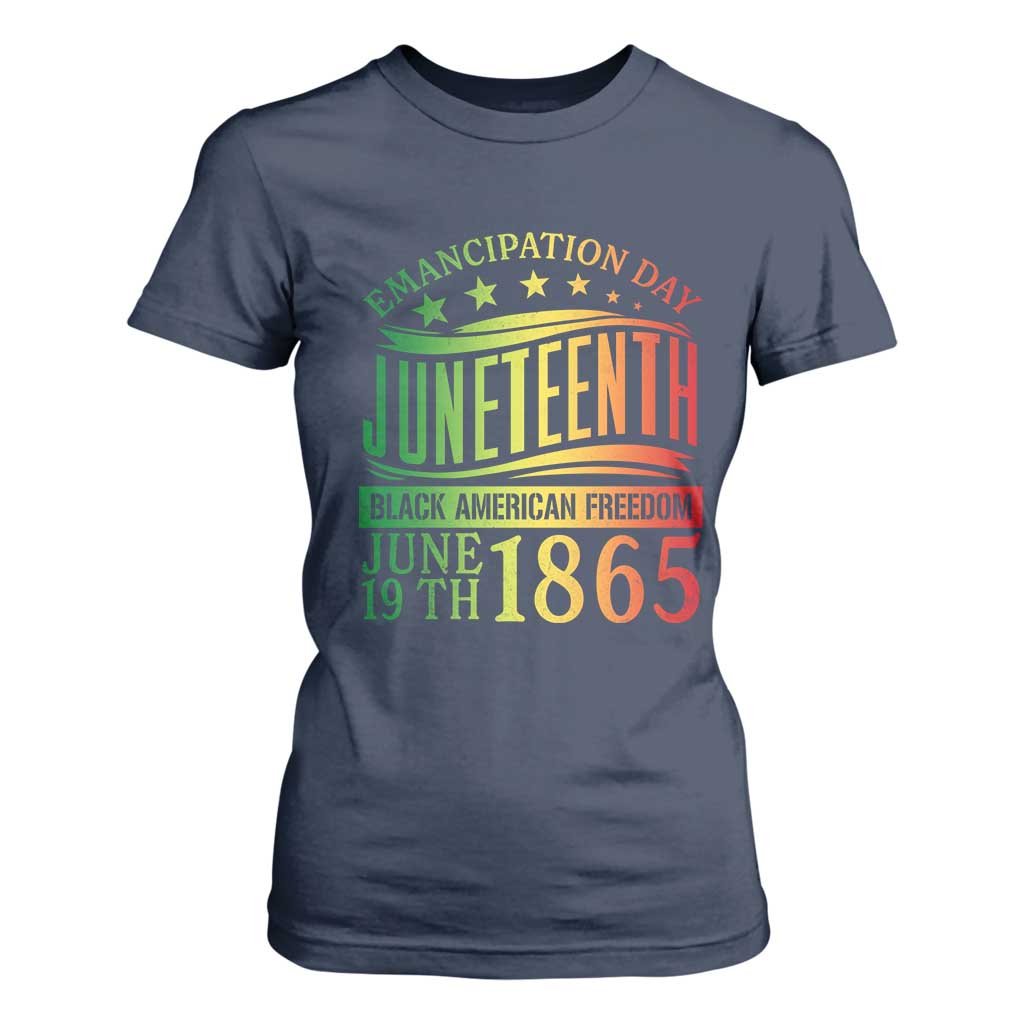 Emancipation Day Juneteenth T Shirt For Women Celebrating Black Americna Freedom Since 1865