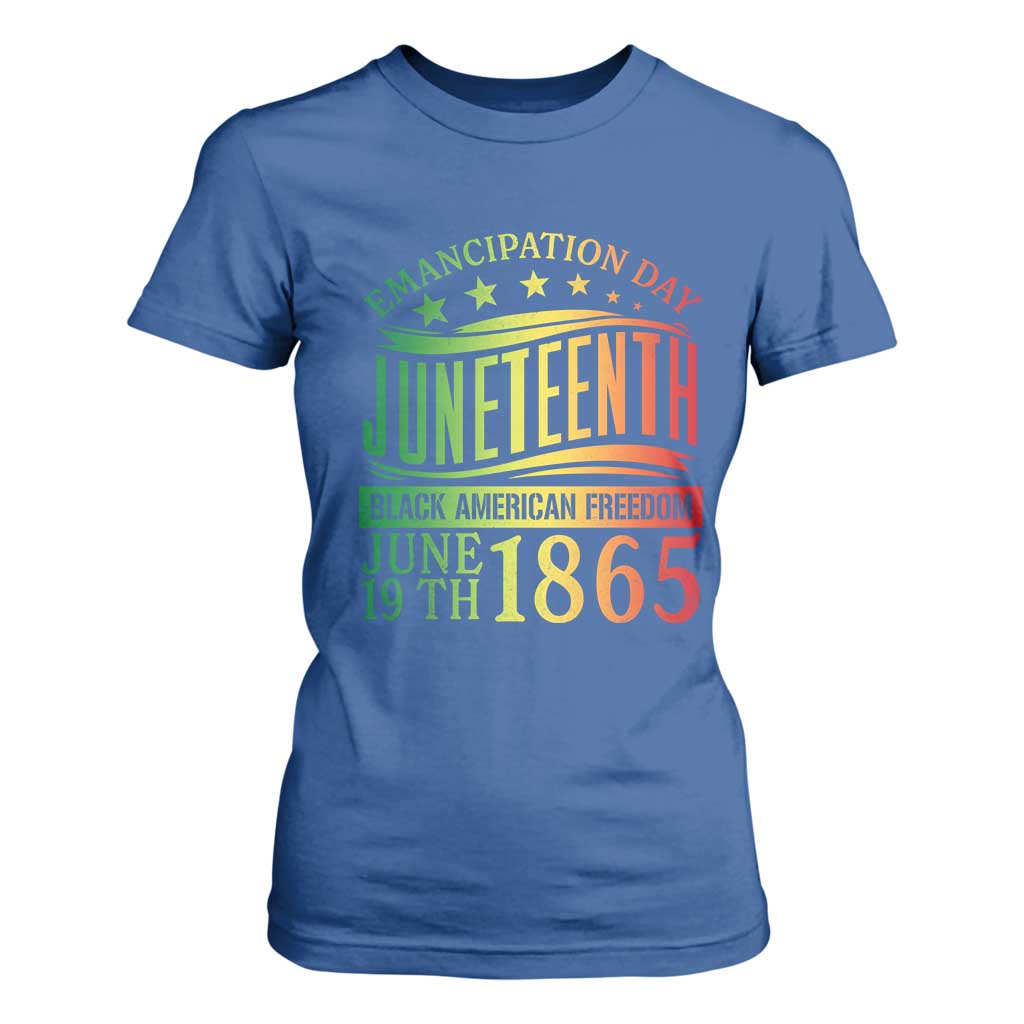 Emancipation Day Juneteenth T Shirt For Women Celebrating Black Americna Freedom Since 1865