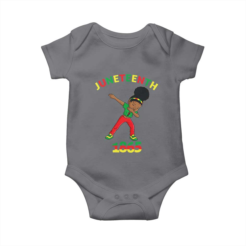 Funny Black History Baby Onesie Dabbing Black Princess Juneteenth 1865