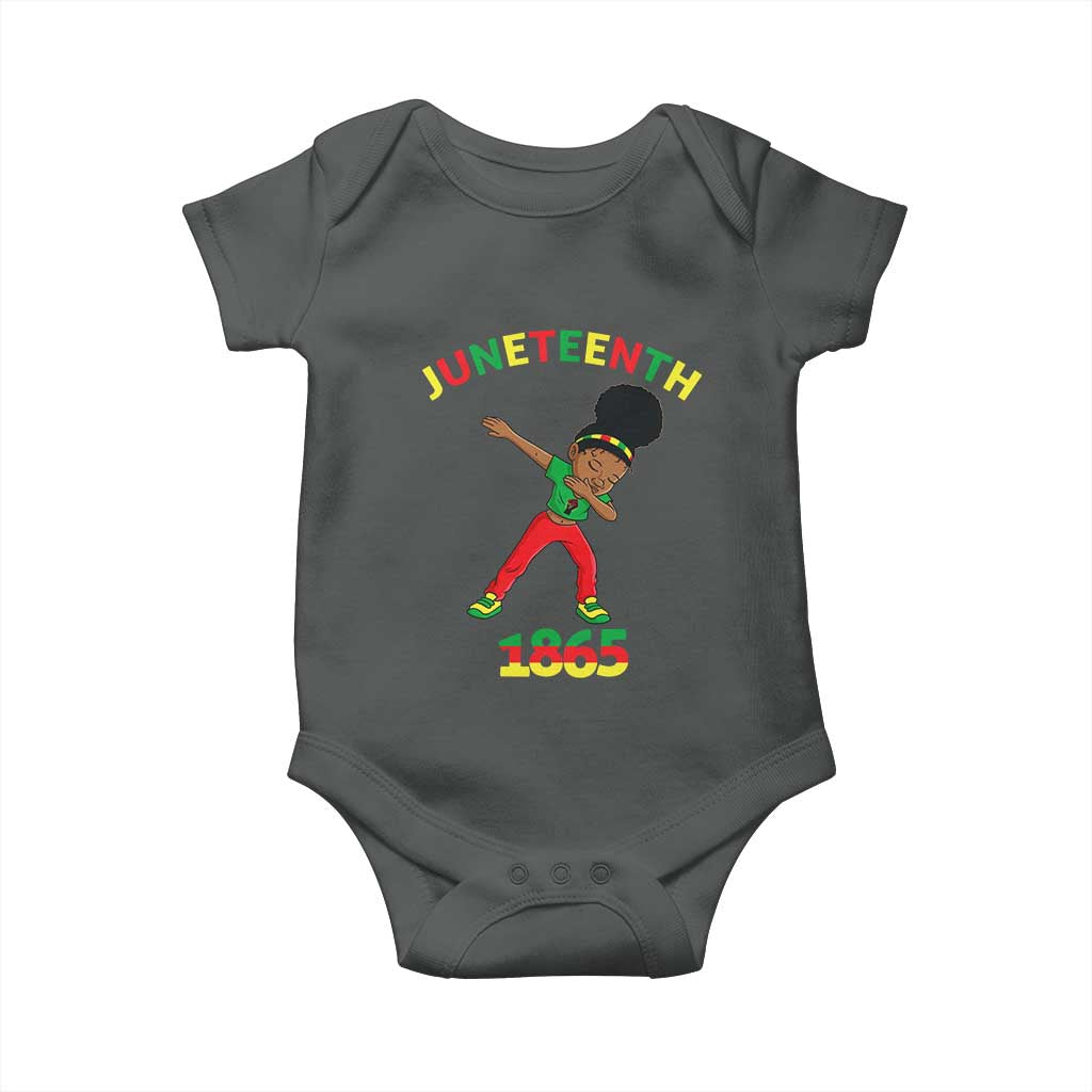 Funny Black History Baby Onesie Dabbing Black Princess Juneteenth 1865