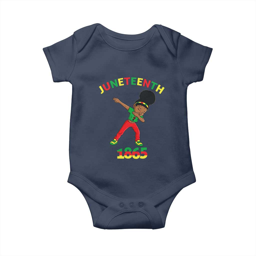 Funny Black History Baby Onesie Dabbing Black Princess Juneteenth 1865
