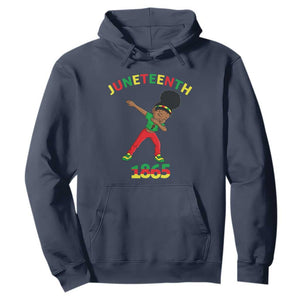 Funny Black History Hoodie Dabbing Black Princess Juneteenth 1865